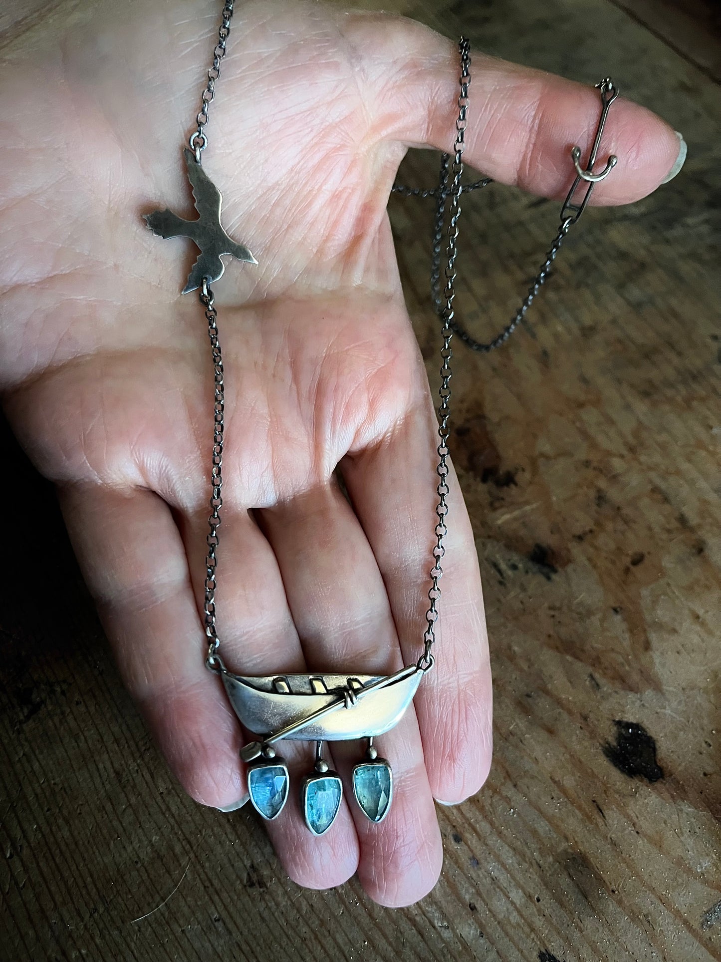 For KT - Staying Afloat necklace