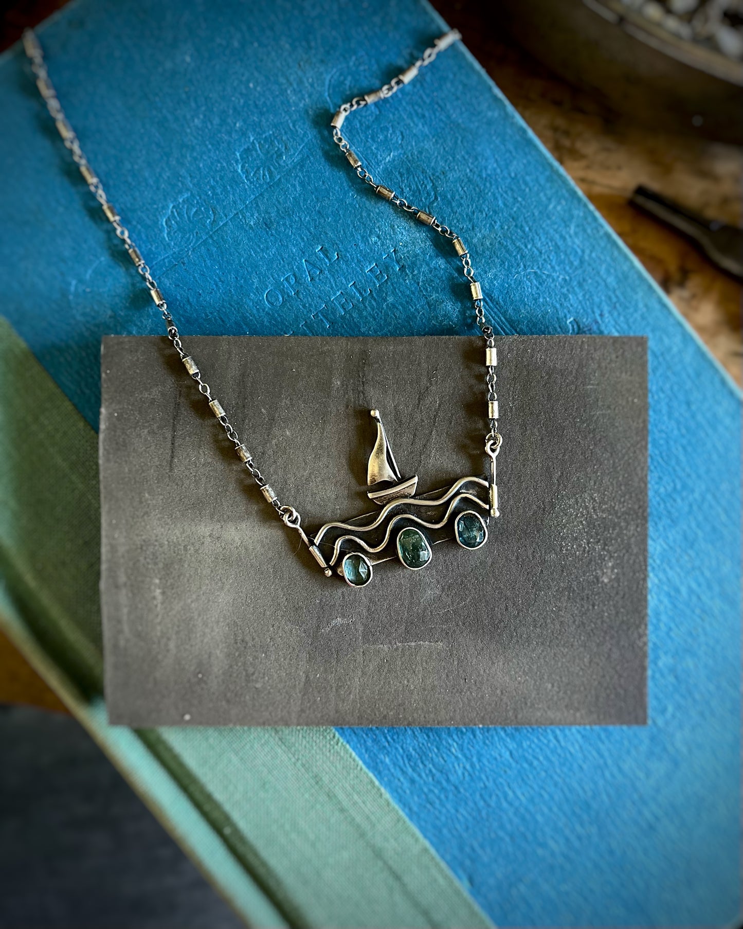 Smooth Sailing - Sailboat Necklace