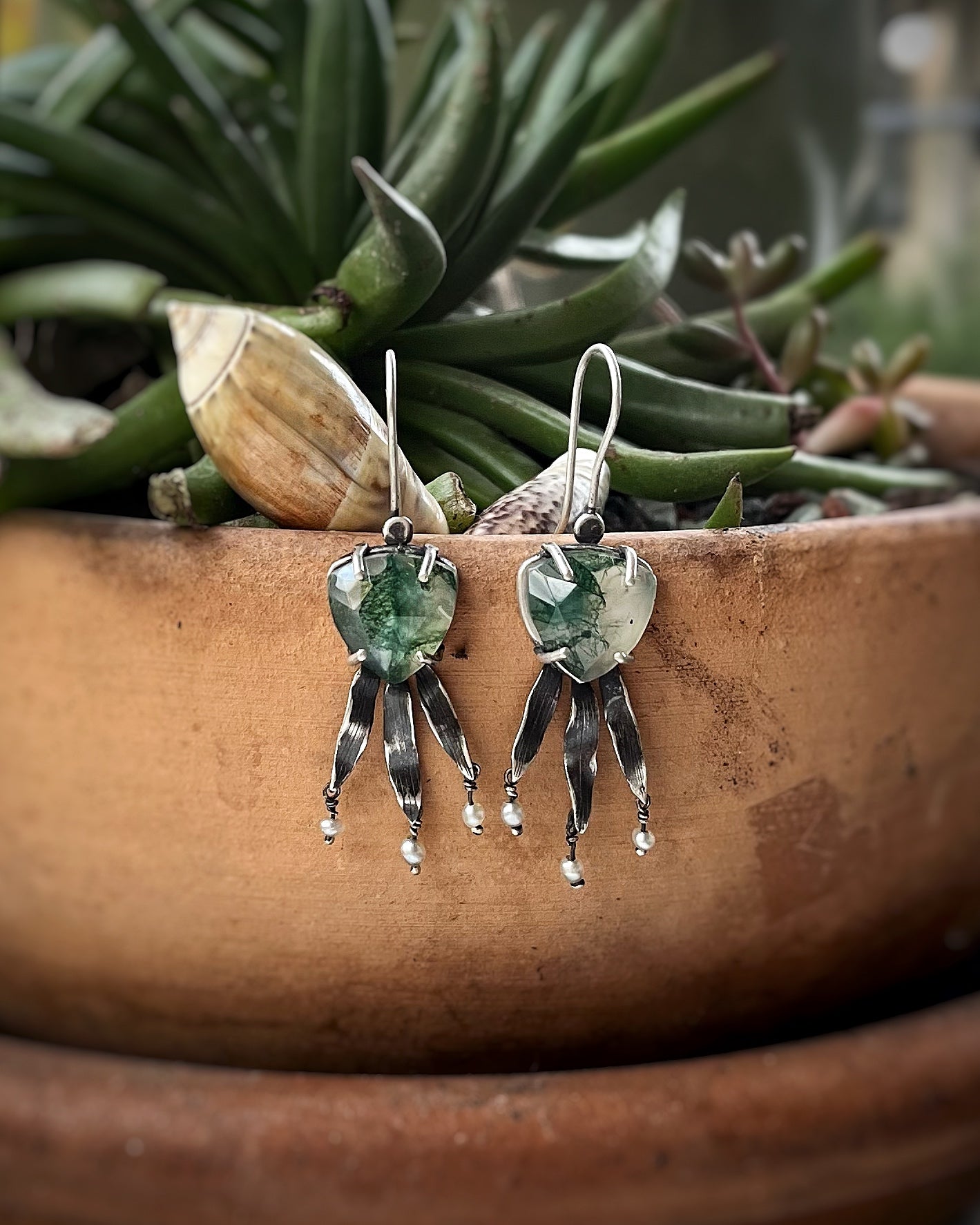 Seaweed Dreams earrings