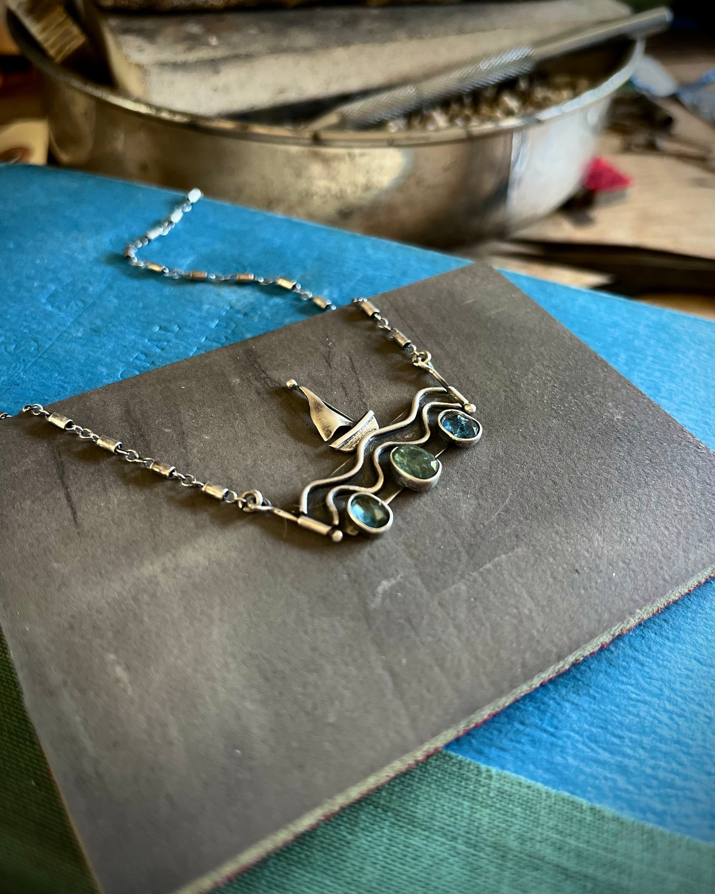 Smooth Sailing - Sailboat Necklace