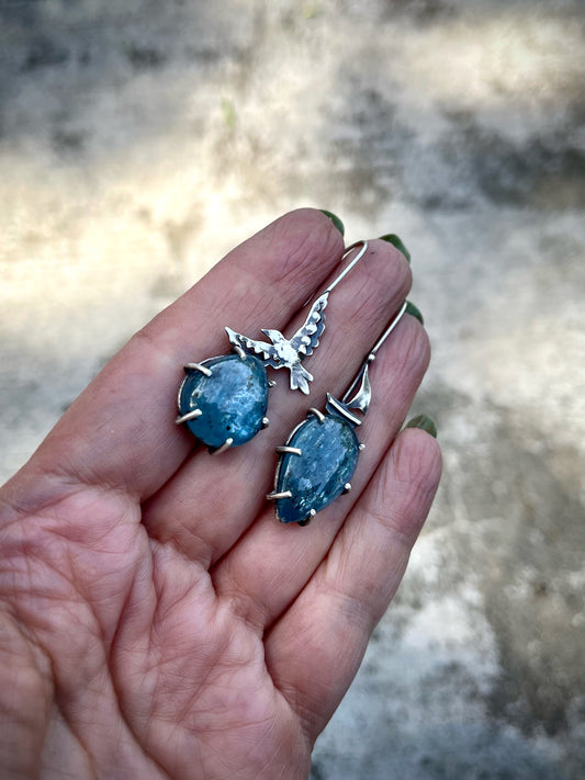 Salt Air - Bird & Boat Earrings