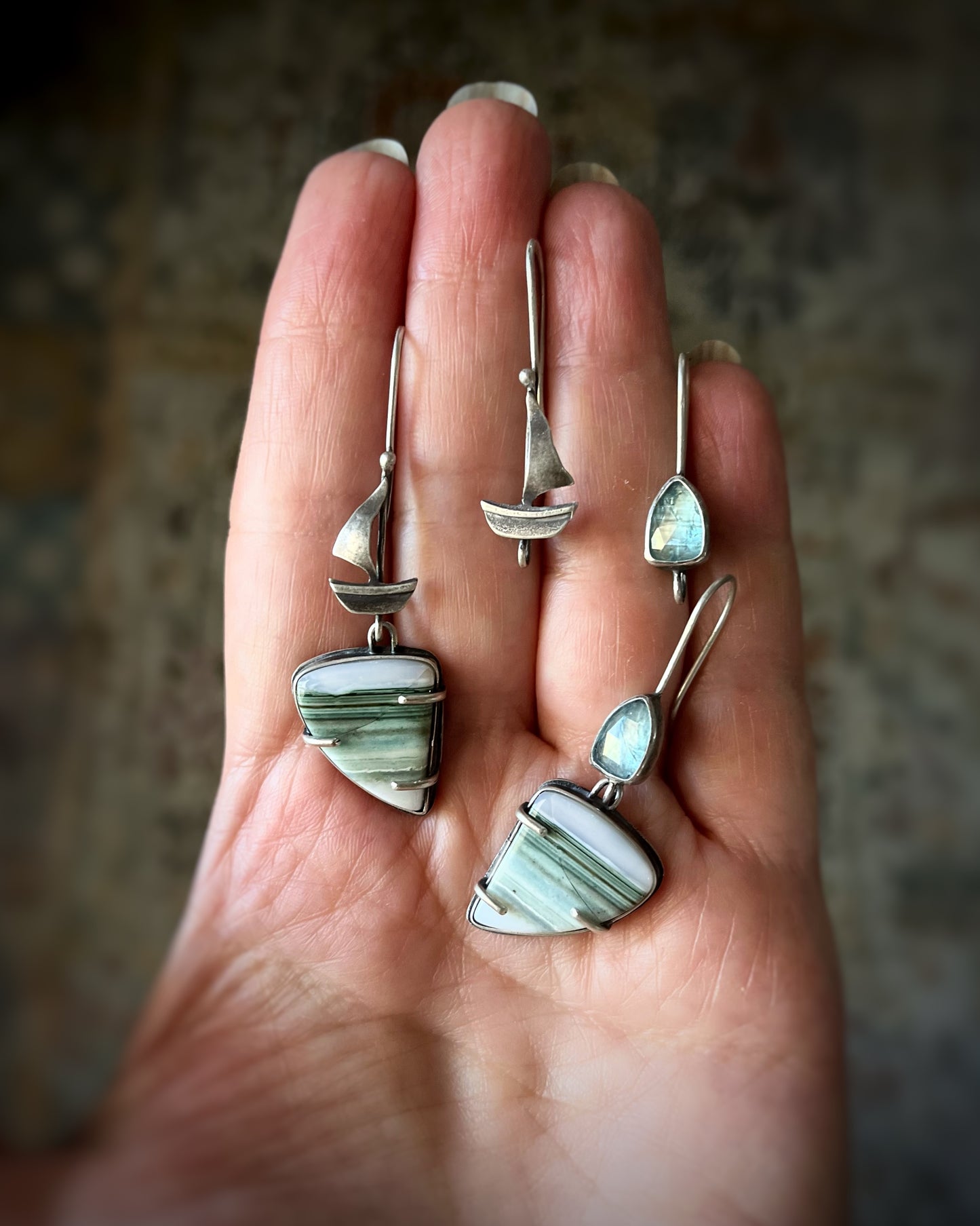 On the Water Convertible earrings