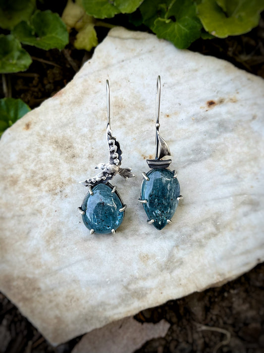 Salt Air - Bird & Boat Earrings