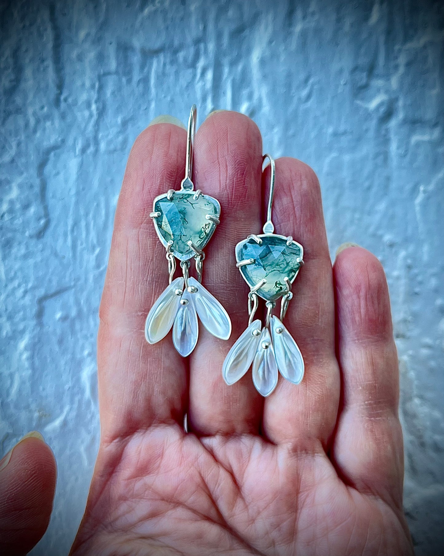 Moss & Petal earrings