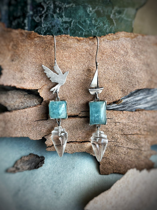 By Land, Sea & Air Earrings