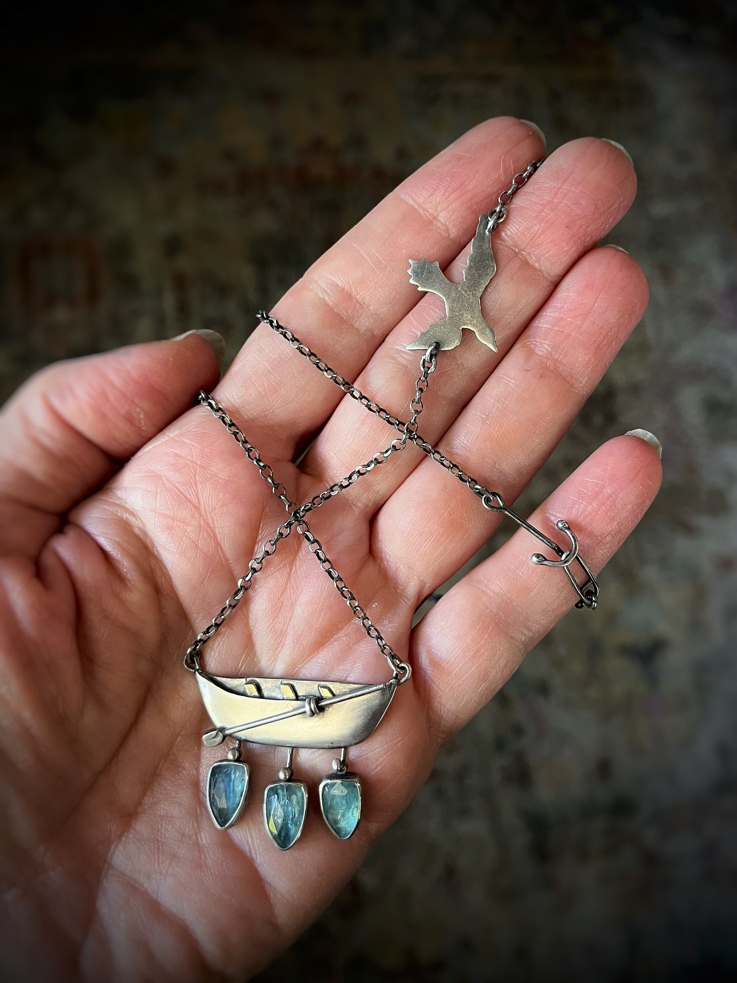 For KT - Staying Afloat necklace