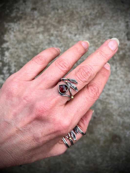Marissa W - Custom Mink Kyanite Tendril Ring