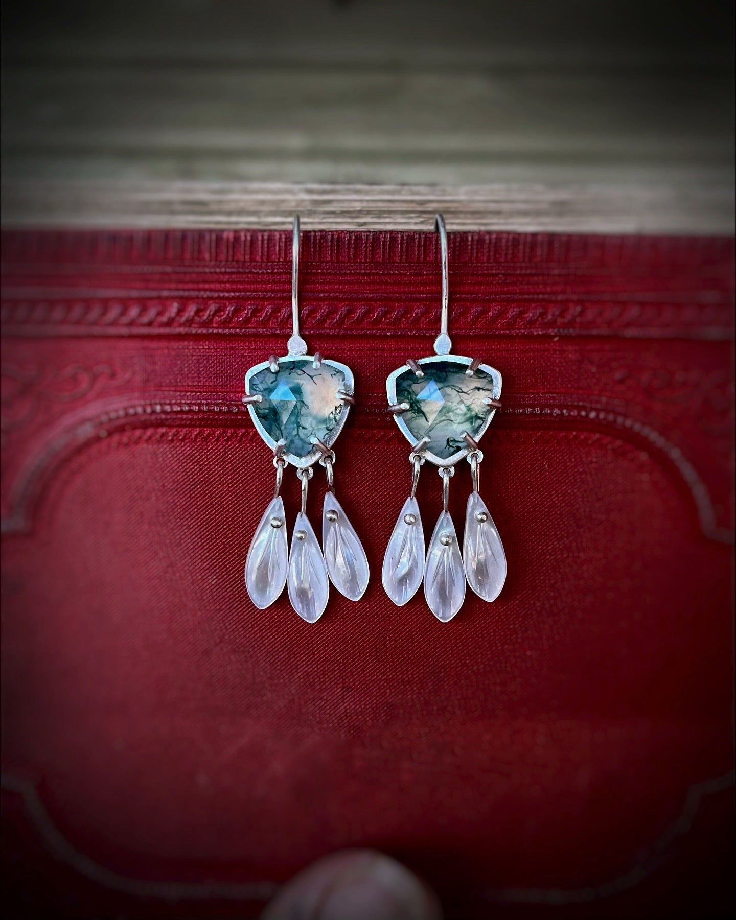 Moss & Petal earrings